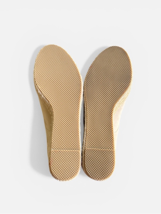 Anthropologie Bettye Muller Concepts Regina Espadrille Derby Wedge in Cream Sz 8 - Picture 10 of 11